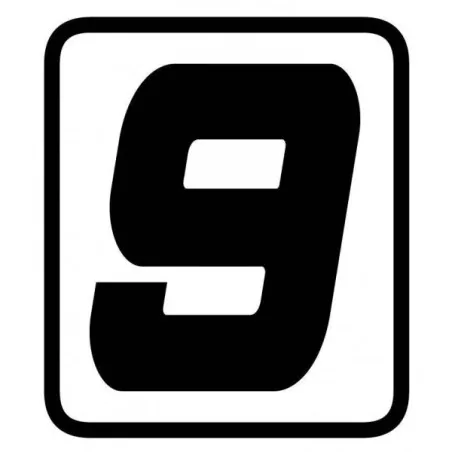 Kit support et / ou autocollant numéro 0 à 9 par BARRACUDA pour Zero DS