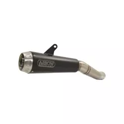 Silencieux PRO-RACE ARROW 71899PRN Nichrom "Dark" Inox noir embout inox pour Brixton BX125X / Felsberg 125X 2019 et +