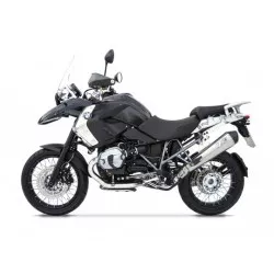 Silencieux conique inox chromé homologué ZARD pour BMW R1200GS 2010-2012