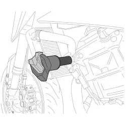 Puig - Protection Moteur R19 4066 - Suzuki GSXR600 2006-2007, GSXR750 2006-2007