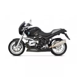 Silencieux inox chromé racing ZARD pour BMW R1200R 2009-2010