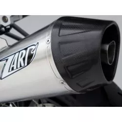 Silencieux inox satiné homologué ZARD pour BMW F800 R