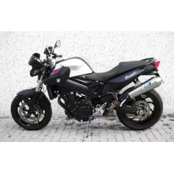 Silencieux inox satiné racing ZARD pour BMW F800 R