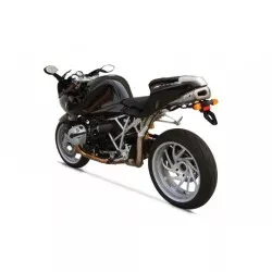 Silencieux inox satiné homologué ZARD pour BMW R1200S