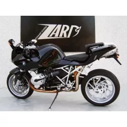 Silencieux inox satiné homologué ZARD pour BMW R1200S