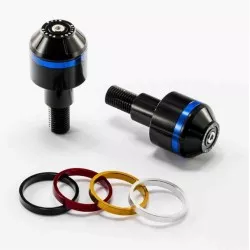 Puig - Embouts De Guidon Courts Avec Anneaux 8016 - BMW C600 SPORT 2012-2015, C650 GT 2012 et +