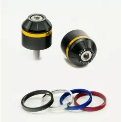 Puig - Embouts De Guidon Courts Avec Anneaux 8805 - BMW G310R 2016 et +, G310GS 2017 et +