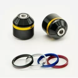 Puig - Embouts De Guidon Courts Avec Anneaux 8842 - Kawasaki ZX10R, ZX10RR, ZX10R SE, ZX10R KRT REPLICA