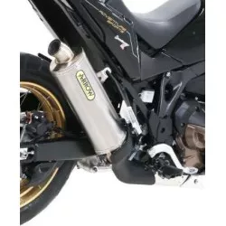 Silencieux MAXI RACE-TECH ARROW Titane embout inox pour Honda CRF1100L Africa Twin 2020 et +