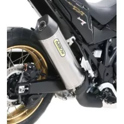 Silencieux MAXI RACE-TECH ARROW Aluminium embout carbone pour Honda CRF1100L Africa Twin 2020 et +