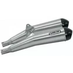 Silencieux PRO-RACING ARROW 71851RKI Nichrom Inox embout Carbone, droit et gauche, pour Triumph Speed Twin 1200 2019 et +