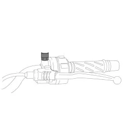 Puig - Adaptateur de rétroviseurs 3551 DROIT - Yamaha YZF R1 2015 et +, YZF R6 2017 et +