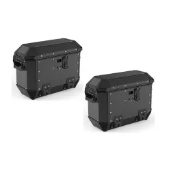 Paire de valises latérales MONOKEY GIVI Trekker ALASKA 36 litres aluminium Black Line