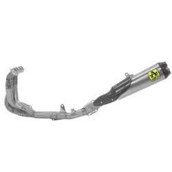 Ligne complète racing compétition EVO 3 collecteur inox silencieux titane ARROW pour Yamaha YZF-R6 2017-2020