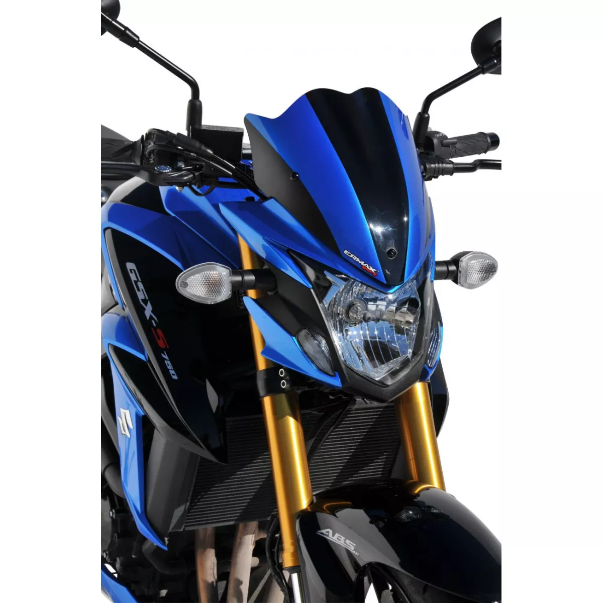 Bulle Saute-Vent HyperSport Noire Ermax Pour Suzuki GSX-S 950 (2022+) - Protection Améliorée Et Look Sportif