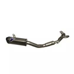 Ligne complète Termignoni Inox silencieux court" Scream" Titane embout Carbone pour Yamaha TMax 560 / Tech Max 2020 et +