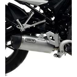 Silencieux RACE-TECH 71878AK ARROW aluminium embout Carbone pour Benelli TRK502 2017 et +