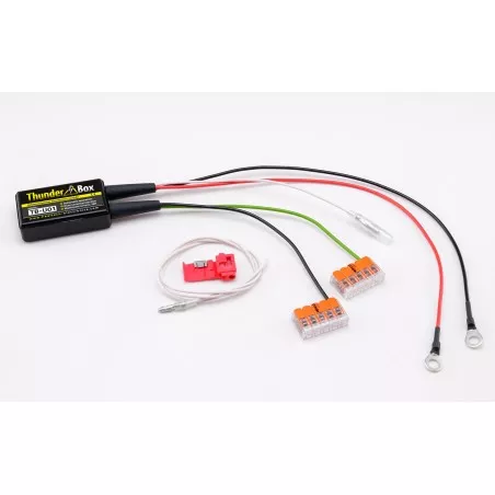 ThunderBox 16A de Healtech - module de distribution d'alimentation électrique pour moto