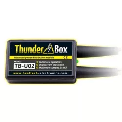 ThunderBox 2x16A de Healtech - module de distribution d'alimentation électrique pour moto