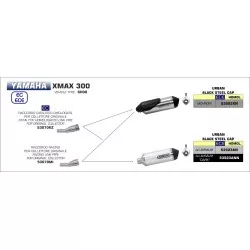 Raccord catalytique Homologué ARROW 71643KZ Inox pour Yamaha XJR1300 2007-2017