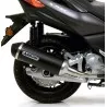 Silencieux URBAN ARROW 53526ANN Aluminium Dark, avec embout inox Noir, pour Yamaha XMAX 125 2018 et +