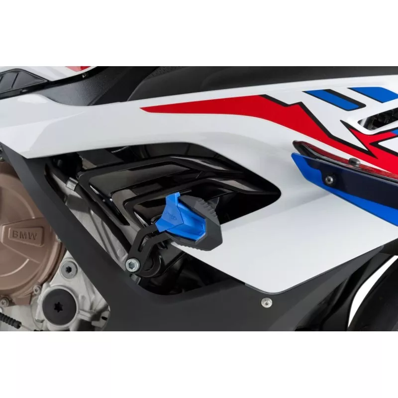 PUIG 5884N Barres Protection Moteur Noir Pour Suzuki 650 DL V Strom