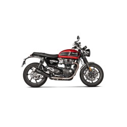 Silencieux Slip-On Akrapovic pour Triumph Speed Twin 2019 et + / Thruxton 1200 2016 et +
