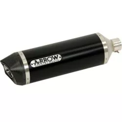 Silencieux INDY RACE ARROW 71914AKN aluminium dark (noir) embout Carbone pour Kawasaki Ninja 1000 SX / Tourer 2020 et +