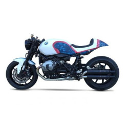Échappement IXIL IRONHEAD HC1-2B INOX NOIR pour INDIAN SCOUT et SCOUT BOBBER 2015 et +