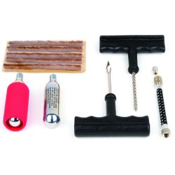 Sifam - Kit Complet de Réparation Rapide pour Pneu Tubeless Moto & Scooter