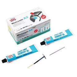 Tip Top - Kit Réparation Pneu Atelier - Champignon - 25 Minicombi A3 + 1 Fraise Ø3mm + 2 Tubes de Colle 25g