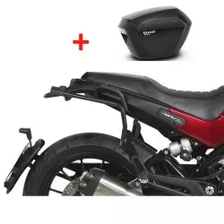 Pack valises Shad SH23 + supports pour Benelli Leoncino 502i 2017 et +