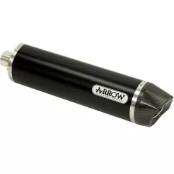 Silencieux INDY RACE ARROW 71914AKN aluminium dark (noir) embout Carbone pour Kawasaki Ninja 1000 SX / Tourer 2020 et +