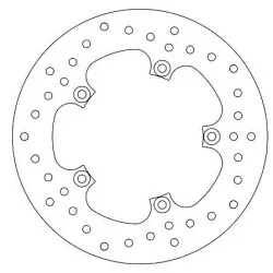 Ferodo - Disque de Frein Yamaha Ø267x150.2x132.2 NbTrou5xØ8.6 Ep5