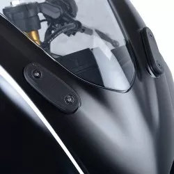 Cache orifice rétroviseur R&G RACING noir Yamaha YZF-R125