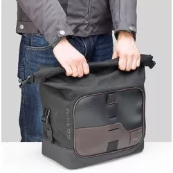 Sacoches cavalières avec sac intérieur étanche amovible CRM106 GIVI, volume 13 litres - Ligne café racer CORIUM