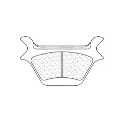 Plaquettes de frein CL BRAKES 2370RX3 métal fritté