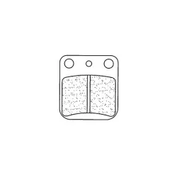 Plaquettes de frein CL BRAKES 2408S4 métal fritté