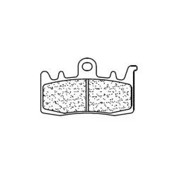Plaquettes de frein CL BRAKES Racing 1232C60 métal fritté