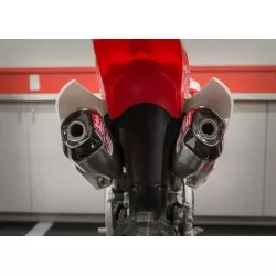 Ligne complète YOSHIMURA USA RS-9T inox/silencieux inox Honda CRF450R/RX