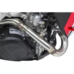 Ligne complète YOSHIMURA RS-4 inox/silencieux alu/casquette carbone Honda CRF450L