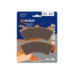 Plaquettes de frein TECNIUM MOA257 métal fritté Polaris 500 Sportsman 6x6 2000-2011