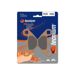 Plaquettes de frein TECNIUM MOR406 métal fritté pour Polaris RZR 170 / EFI