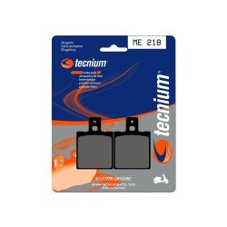 Plaquettes de frein TECNIUM ME218 organique pour Benelli 125, 150, 250 Velvet