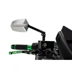 Rétroviseur droit GTI 015N PUIG, bras noir, Pas de vis universel M10