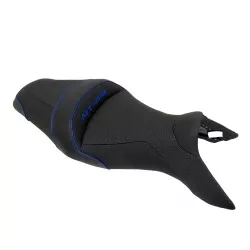 Selle Bagster READY LUXE configurable, noir liseré BLEU DE CHINE pour Yamaha MT09