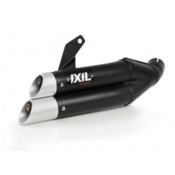 Echappement IXIL DUAL HYPERLOW XL BLACK EDITION pour KAWASAKI Z650 et Ninja 650 2017 et +