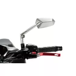 Puig - Rétroviseur Gauche F1.1 PUIG, couleur Aluminium