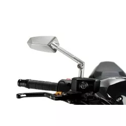 Rétroviseur Droit F1.1 PUIG, Tige aluminium, Pas de vis universel M10, finition aluminium ou noir