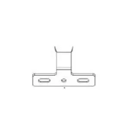 Puig - Support pour fixation pour catadioptre sur support de plaque Puig